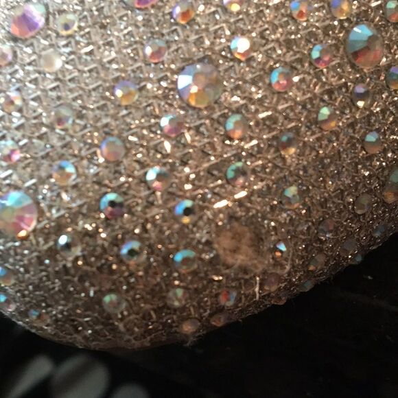 Shoe Land silver sparkly flats size - Picture 7 of 7